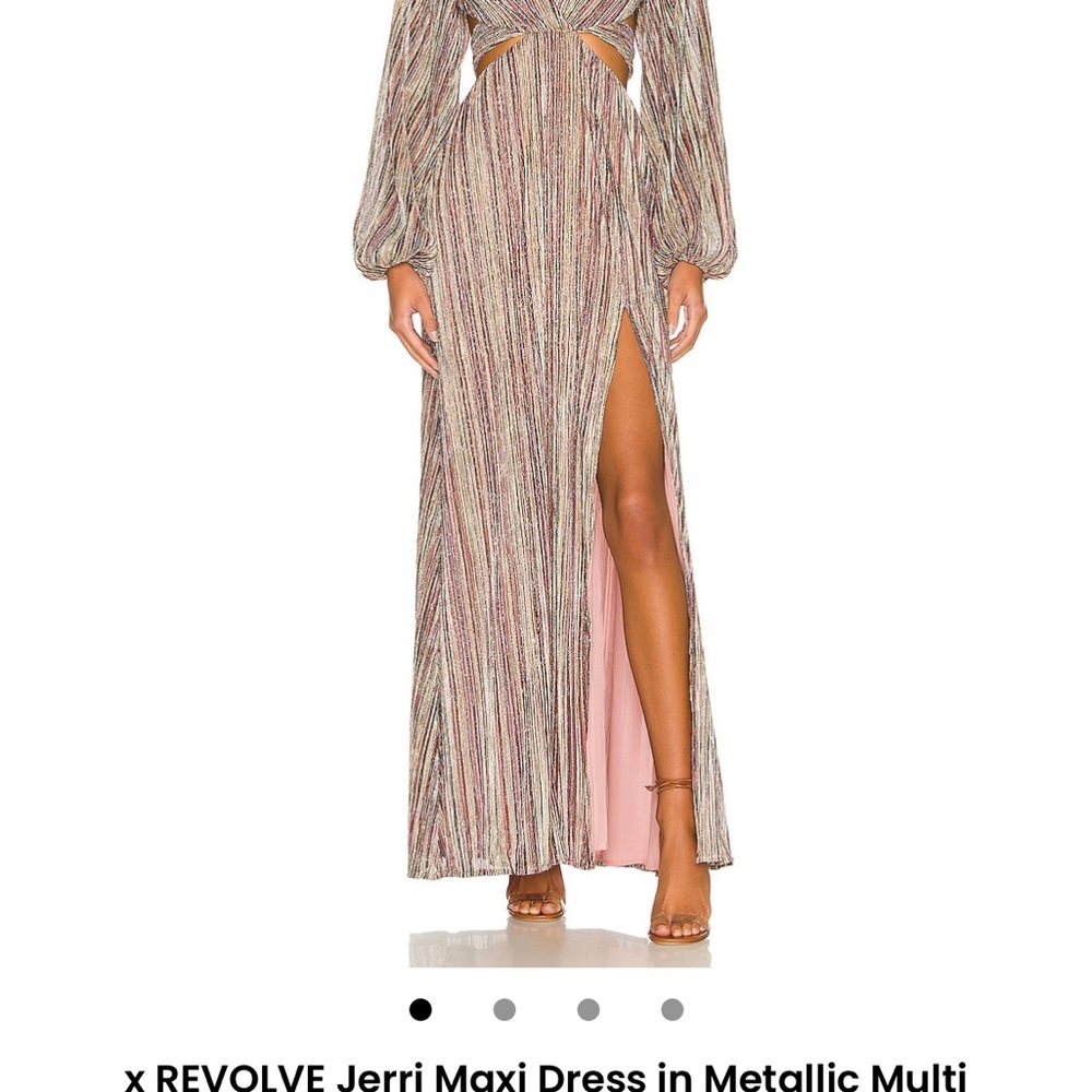 REVOLVE Jerri Maxi Dress in Metallic Multi